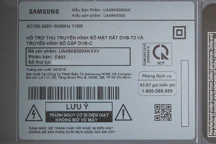 Smart Tivi Cong Samsung 49 inch UA49K6300