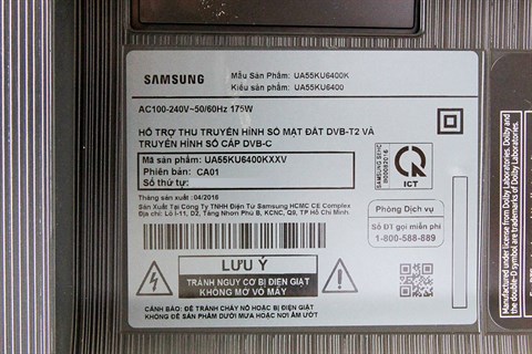 Smart Tivi Samsung 55 inch UA55KU6400