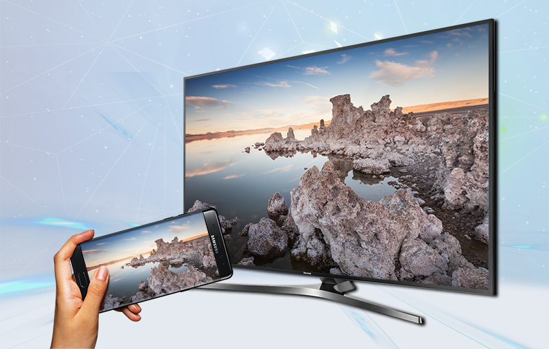 Smart Tivi Samsung 43 inch UA43KU6400 - Chiếu màn hình điện thoại lên tivi