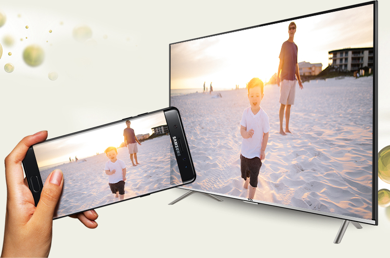 Smart Tivi TCL 50 inch L50E5900 - Chiếu màn hình điện thoại lên TV