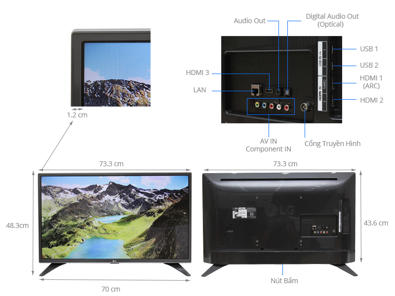 Smart Tivi LG 32 inch 32LH604D