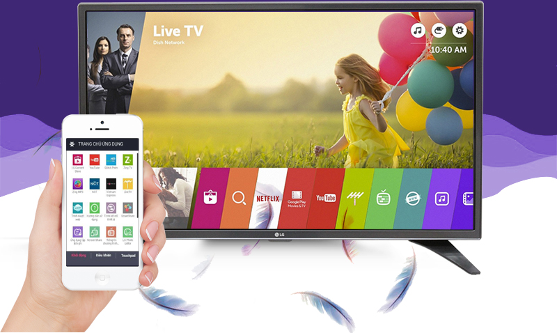 Smart Tivi LG 32 inch 32LH604D - Điều khiển TV bằng điện thoại Smart Tivi LG 32 inch 32LH604D - Điều khiển TV bằng điện thoại