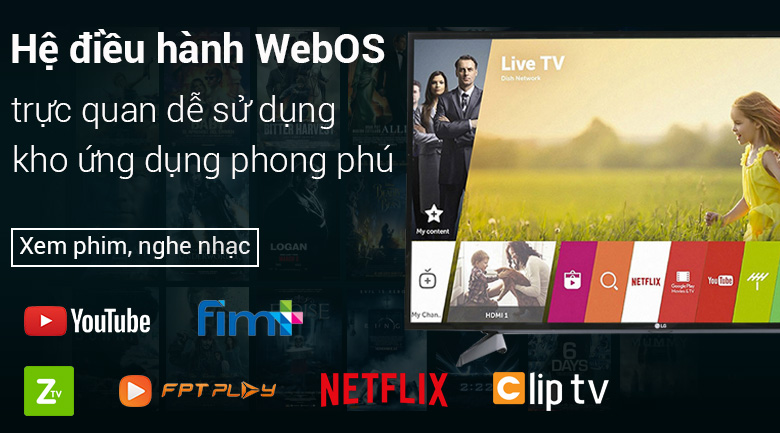 Smart Tivi LG 4K 43 inch 43UH617T