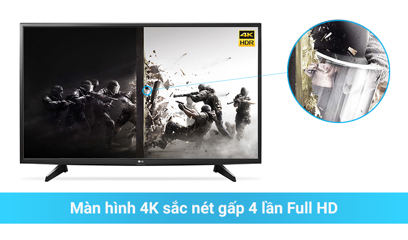 Tivi 4K sắc nét gấp 4 lần Full HD Tivi 4K sắc nét gấp 4 lần Full HD