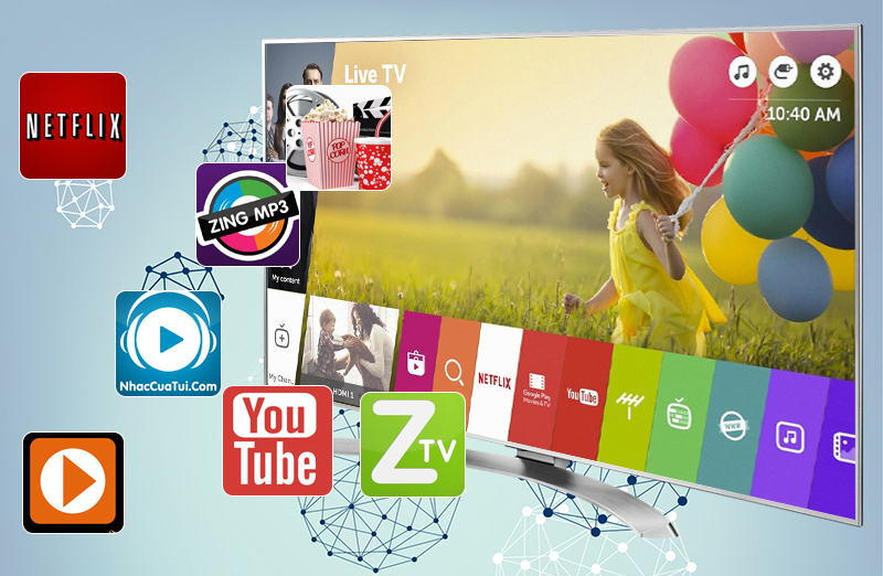 Smart Tivi LG 55 inch 55UH770T - Ứng dụng Smart Tivi LG 55 inch 55UH770T - Ứng dụng