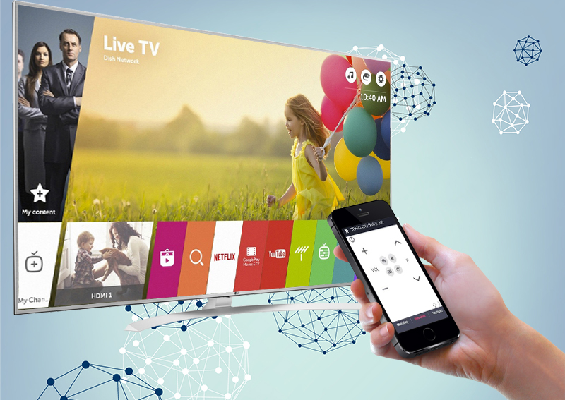Smart Tivi LG 55 inch 55UH770T - Điều khiển tivi bằng điện thoại Smart Tivi LG 55 inch 55UH770T - Điều khiển tivi bằng điện thoại