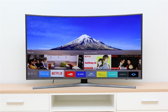 Smart Tivi Cong Samsung 4K 49 inch UA49KU6500 Màu Đen