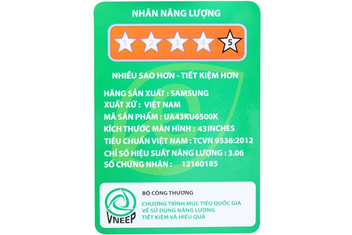 Smart Tivi Cong Samsung 4K 43 inch UA43KU6500