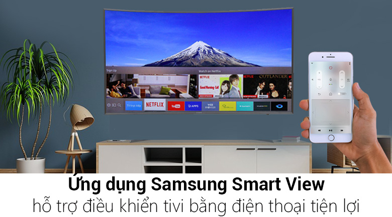 Smart Tivi Cong Samsung 4K 55 inch UA55KU6500