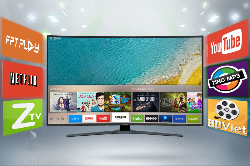 Smart Tivi Cong Samsung 55 inch UA55KU6500 - Ứng dụng