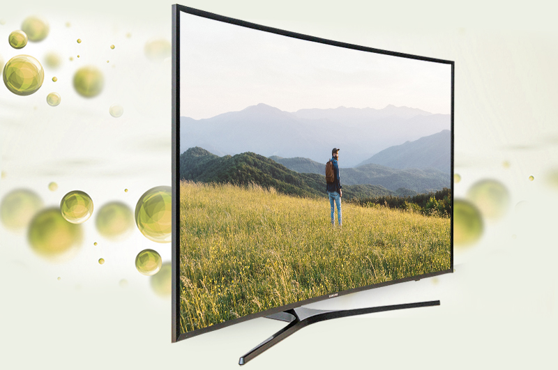 Smart Tivi Cong Samsung 65 inch UA65KU6500 - Thiết kế độc đáo