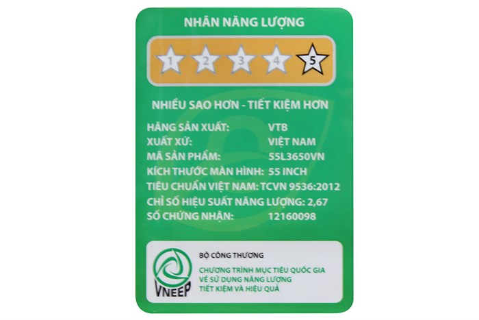 Tivi Toshiba 55 inch 55L3650 Màu Đen