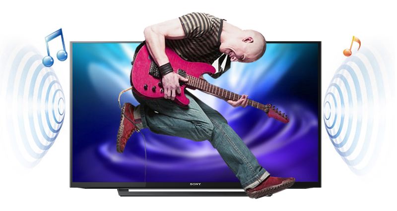 Tivi Sony 32 inch KDL-32R300D - Âm thanh bùng nổ