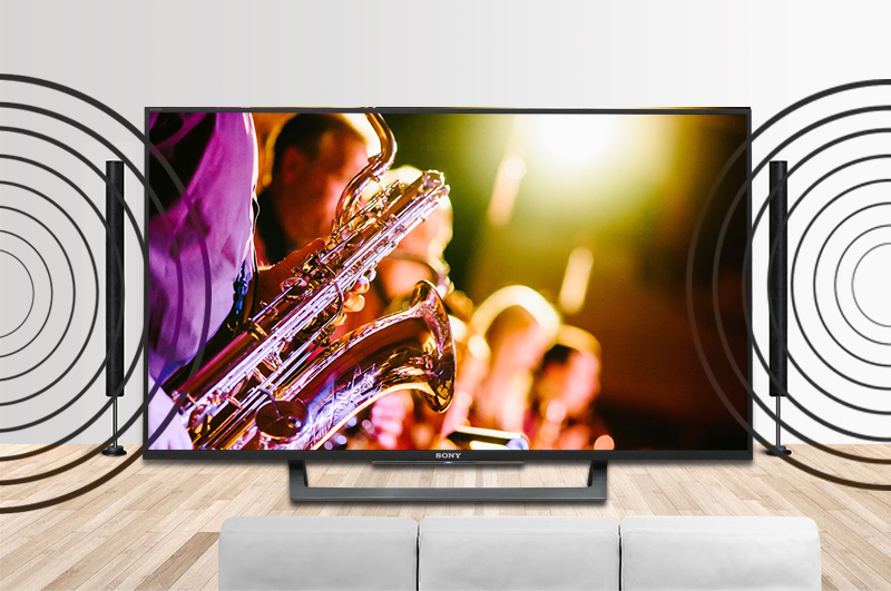 Android Tivi Sony 43 inch KD-43X8000D - Âm thanh sống động