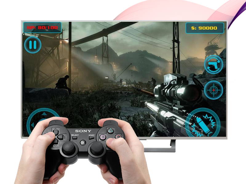 Android Tivi Sony 49 inch KD-49X8000D/S-Chơi game trên tivi Android Tivi Sony 49 inch KD-49X8000D/S-Chơi game trên tivi