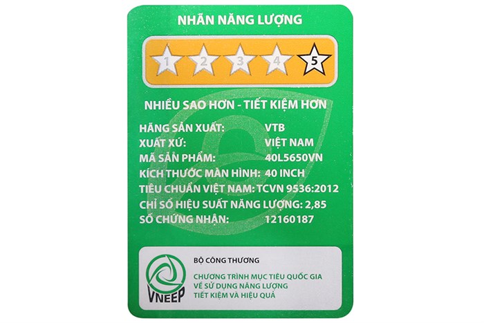 Smart Tivi Toshiba 40 inch 40L5650 Màu Xám