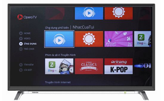 So sánh chi tiết Smart Tivi Toshiba 43 inch 43L5650 với Smart Tivi Samsung 4K Crystal UHD 43 inch UA43BU8000 | DienmayXANH.com