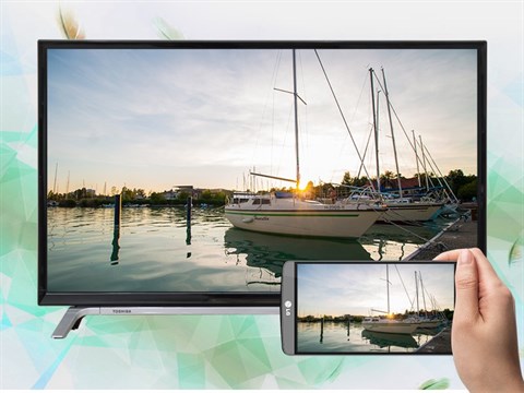 tính năng Screen Mirroring trên Smart Tivi Toshiba 49 inch 49L5650