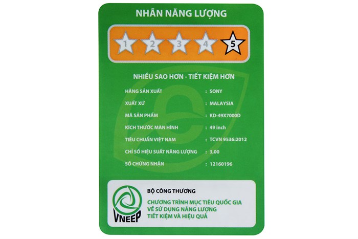 Android Tivi Sony 4K 49 inch KD-49X7000D Màu Đen