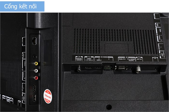 Smart Tivi Toshiba 55 inch 55L5650 Màu Đen