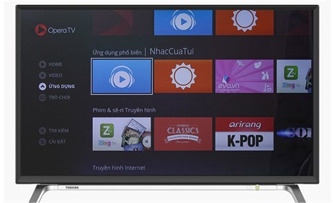 Kho ứng dụng phong phú, đa dạng trên Smart Tivi Toshiba 55 inch 55L5650