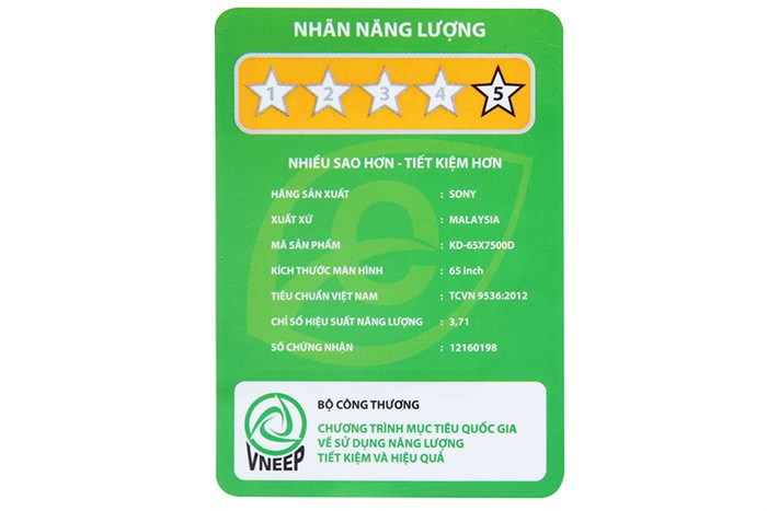 Android Tivi Sony 4K 65 inch KD-65X7500D Màu Đen