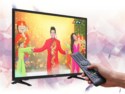 Đầu thu DVB-T2 trên Tivi Skyworth 32 inch 32E350