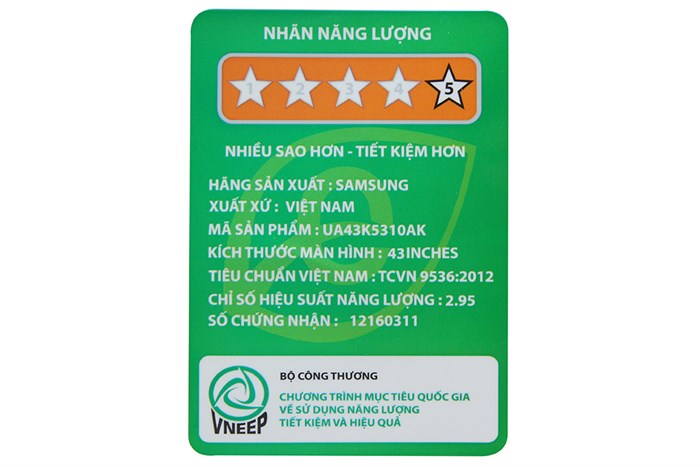 Smart Tivi Samsung 43 inch UA43K5310 Màu Trắng