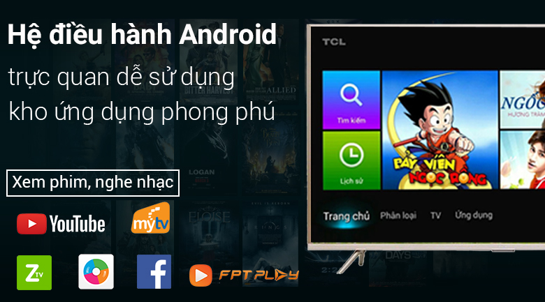 Smart Tivi TCL 4K 43 inch L43Z2