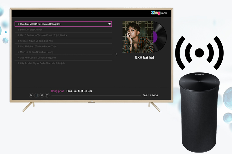 Smart Tivi TCL 43 inch L43Z2 - Kết nối loa bluetooth Smart Tivi TCL 43 inch L43Z2 - Kết nối loa bluetooth