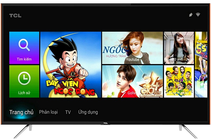 Smart Tivi TCL 49 inch L49S6100 - Thiết kế tao nhã, trẻ trung Smart Tivi TCL 49 inch L49S6100 - Thiết kế tao nhã, trẻ trung