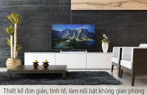Android tivi Sony 43 inch 43X8000E có thiết kế đơn giản