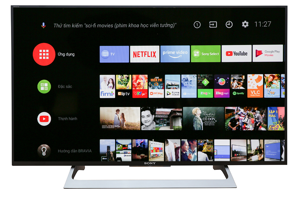 Android Tivi Sony 4K 43 inch KD-43X8000E