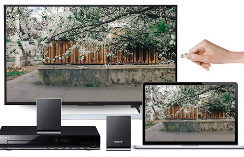 Kết nối đa dạng, linh hoạt trên Android tivi Sony 43 inch 43X8000E