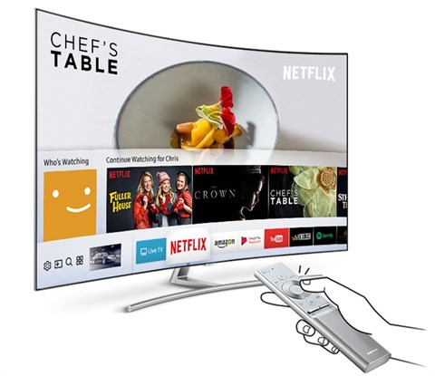 Giải trí thoải mái trên Smart Tivi QLED 65 inch Samsung QA65Q8C