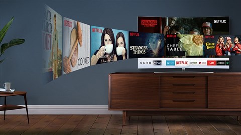 Hệ điều hành Tizen OS trên Smart Tivi QLED Samsung 55 inch QA55Q8C