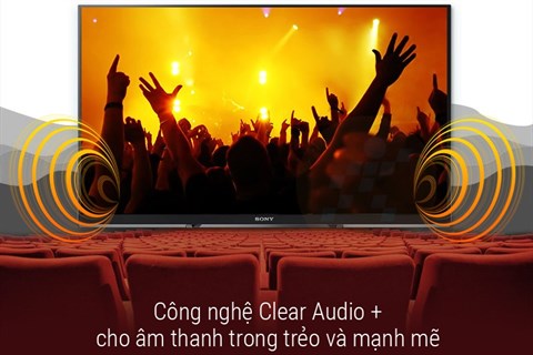 Tivi Sony 40 inch KDL-40W660E với công nghệ clear audio +