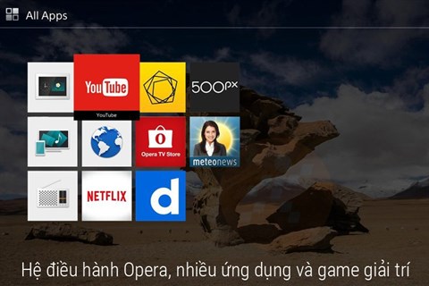 Tivi Sony 40 inch KDL-40W660E với hệ điều hành opera