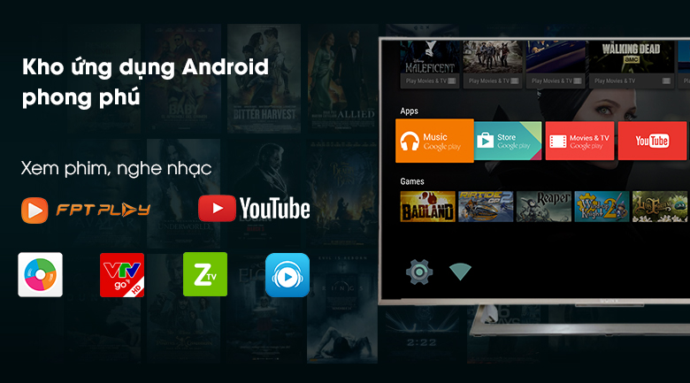 Android Tivi Sony 4K 43 inch KD-43X8000E/S