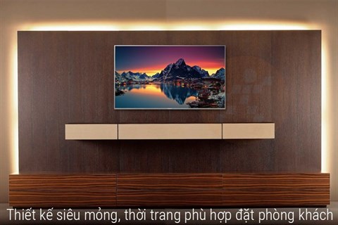 Thiết kế tivi siêu mỏng