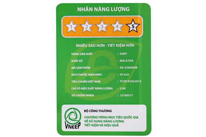 Android Tivi Sony 4K 43 inch KD-43X8000E/S Màu Bạc