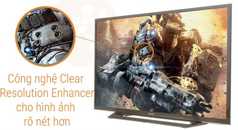 Chất lượng hình ảnh sắc nét chuẩn HD trên Tivi Sony 32 inch KDL-32R300E