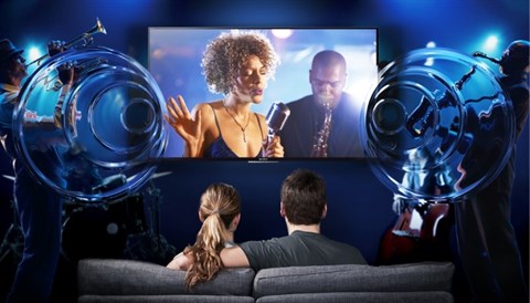 Âm thanh sống động trên Tivi Sony 32 inch KDL-32R300E