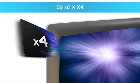 Bộ vi xử lý 4 nhân trên Smart Tivi Samsung 43 inch UA43M5500