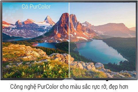 Smart Tivi Samsung 49 inch UA49M5500 có công nghệ PurColor