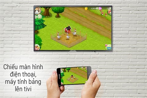 Smart Tivi Samsung 49 inch UA49M5500 Chiều màn hình điện thoại lên Tv