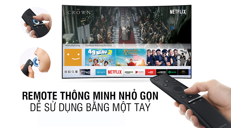 Smart Tivi Cong Samsung 4K 49 inch UA49MU6500