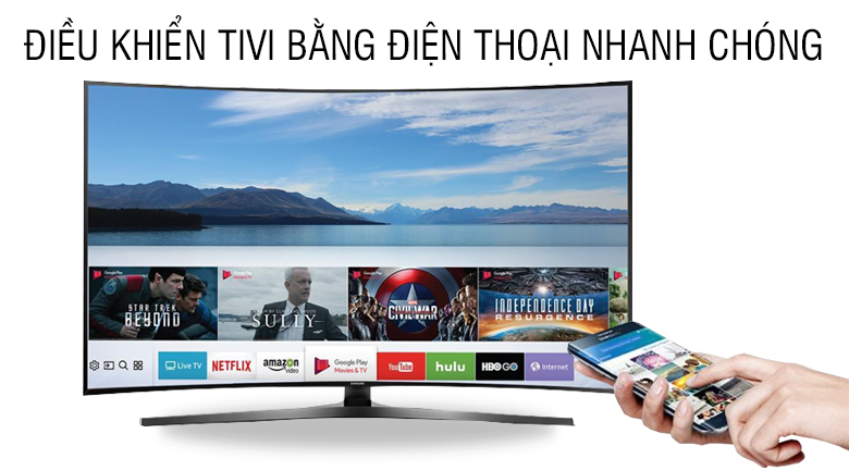 Smart Tivi Cong Samsung 4K 49 inch UA49MU6500