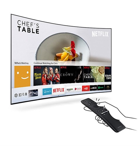 Giải trí bất tận với Smart Hub trên Smart Tivi cong Samsung 55 inch UA55MU6500