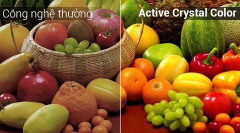 Công nghệ Active Crystal Color trên Smart Tivi Samsung 55 inch UA55MU6400